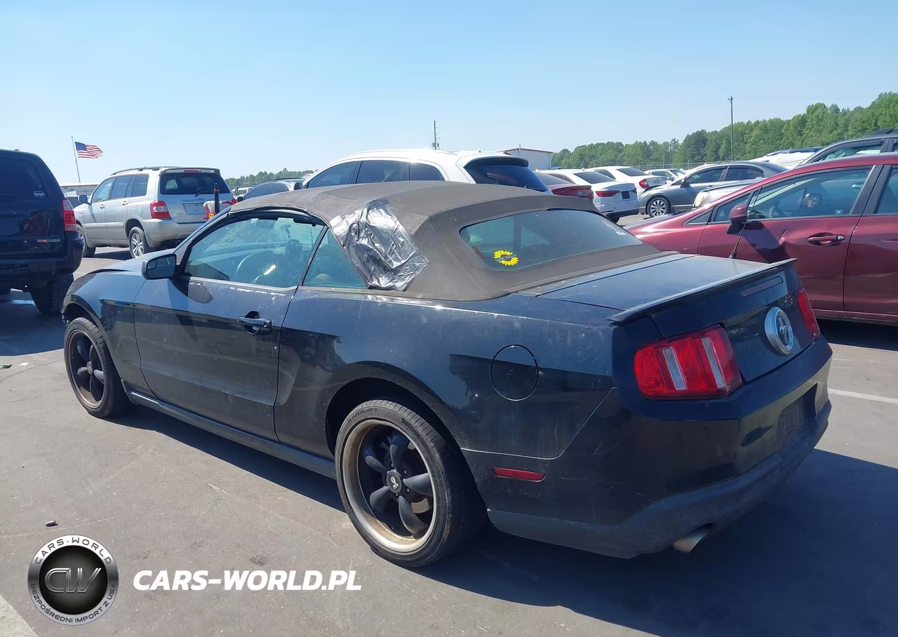 2012 Ford Mustang V6 VIN:1ZVBP8EM3C5201622 - 3
