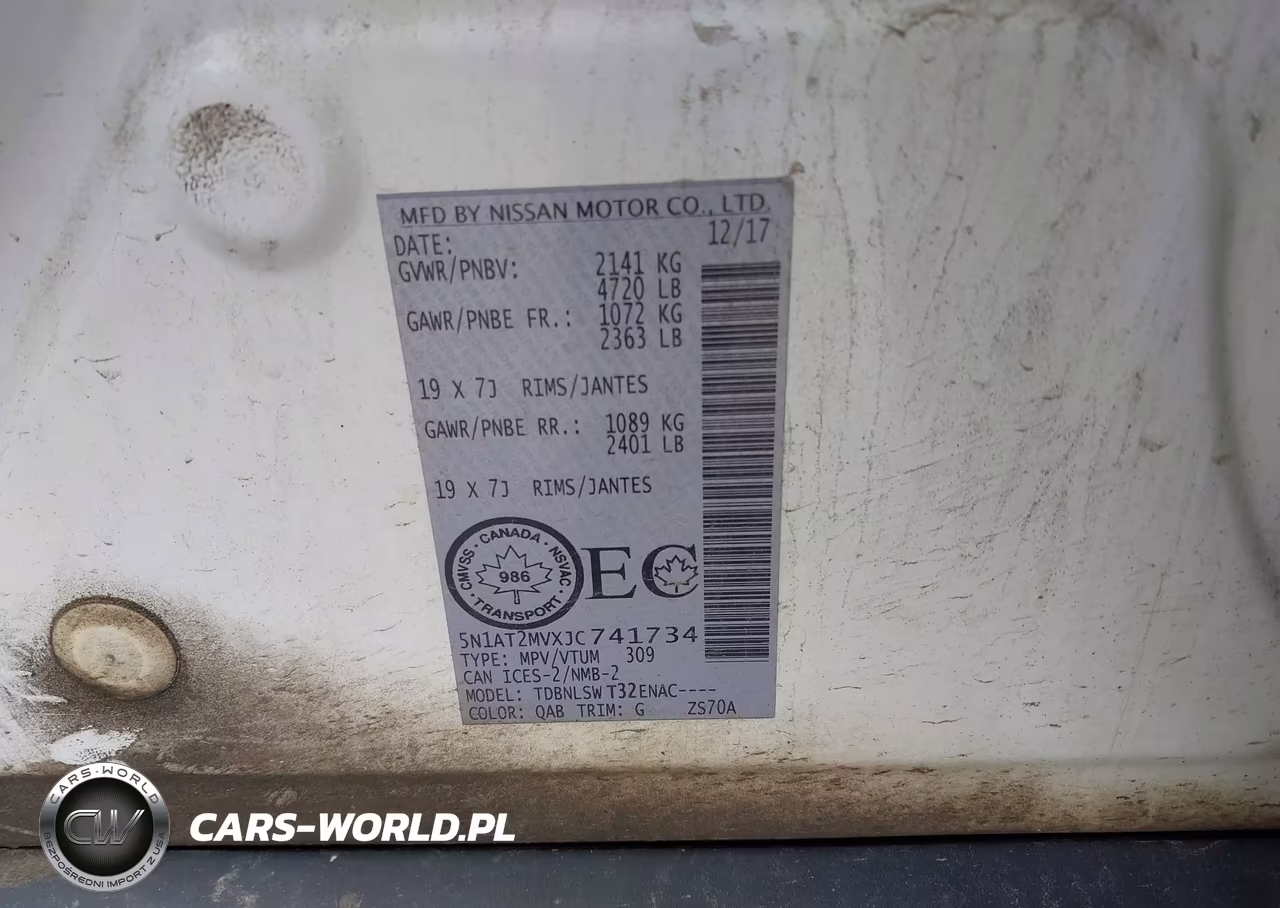 2018 Nissan Rogue S-Sl-Sv VIN:5N1AT2MVXJC741734 - 9