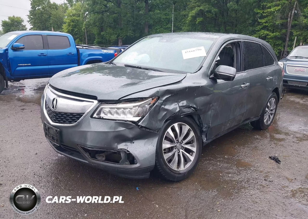 2016 Acura Mdx VIN:5FRYD4H47GB030449 - 2