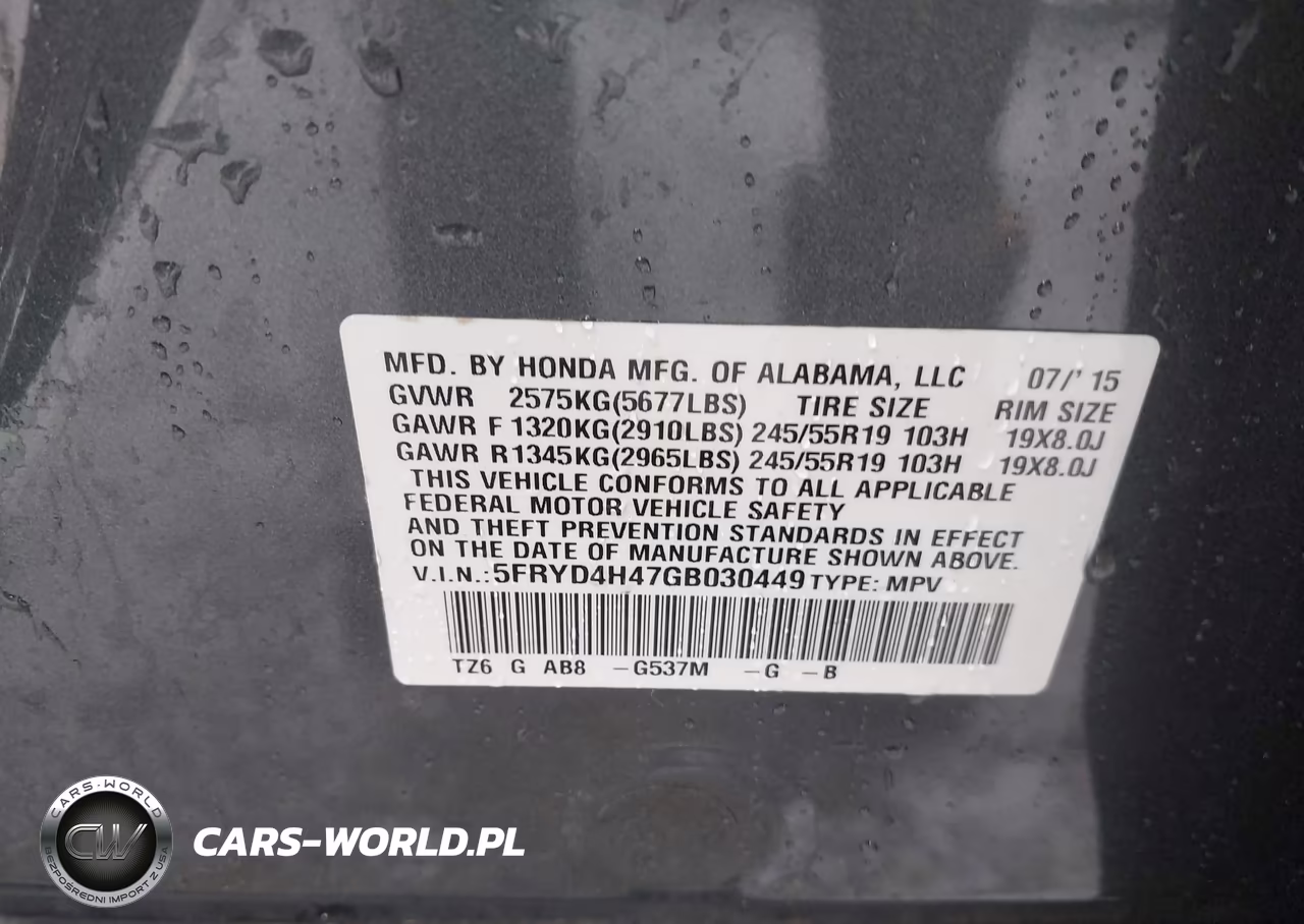 2016 Acura Mdx VIN:5FRYD4H47GB030449 - 9