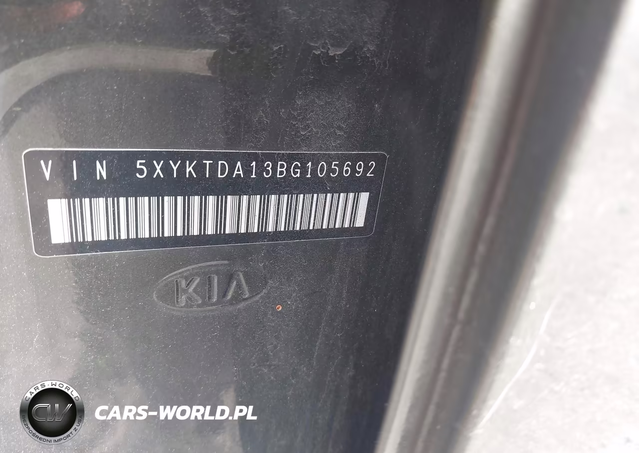 2011 Kia Sorento Lx VIN:5XYKTDA13BG105692 - 9