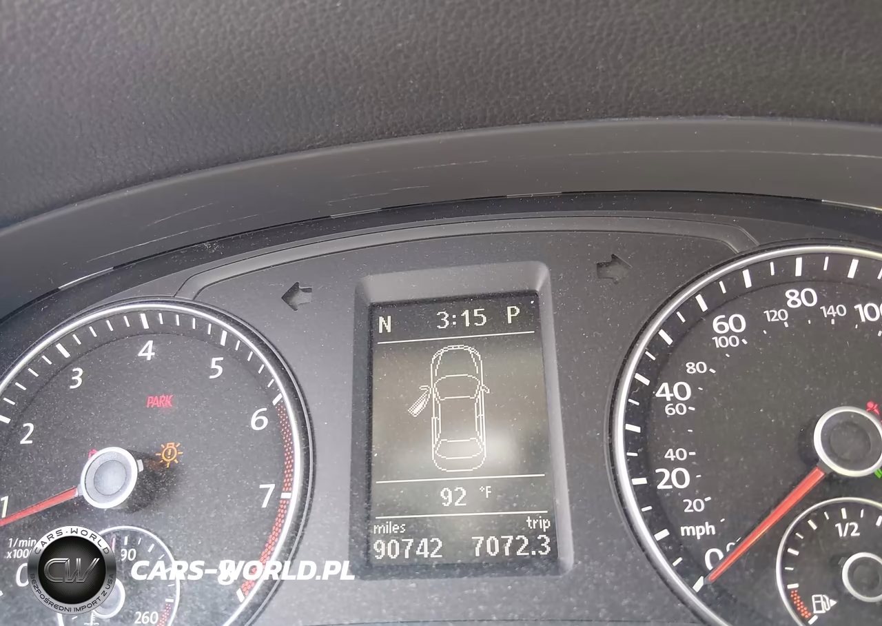 2012 Volkswagen Passat 2.5L Se VIN:1VWBP7A38CC089239 - 15