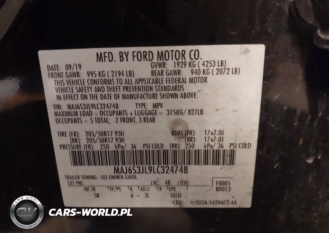2020 Ford Ecosport Ses VIN:MAJ6S3JL9LC324748 - 9