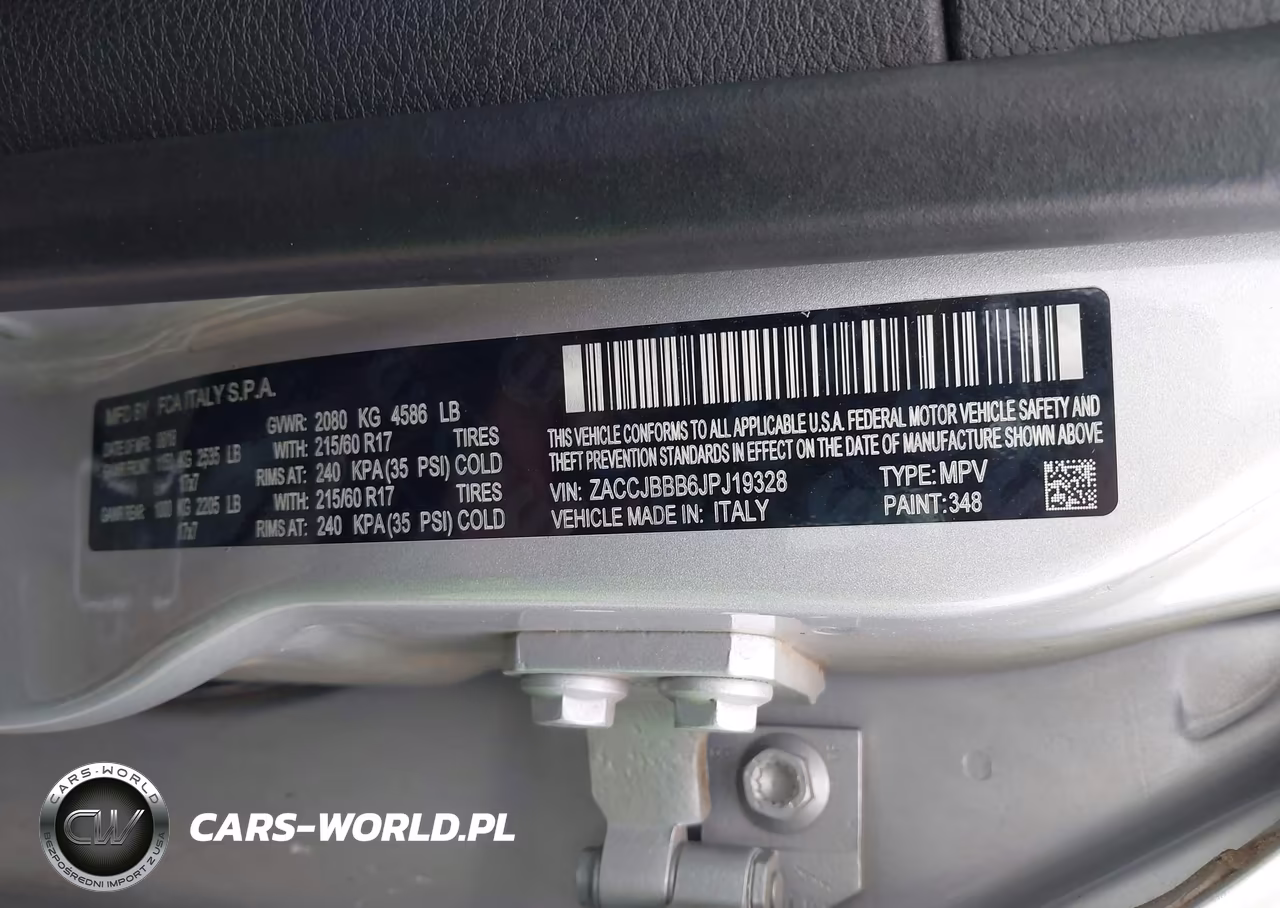 2018 Jeep Renegade Latitude VIN:ZACCJBBB6JPJ19328 - 9