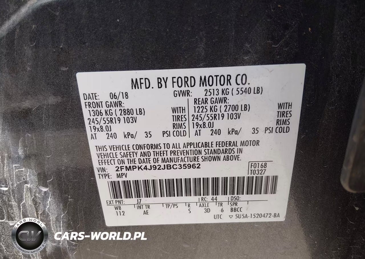 2018 Ford Edge Sel VIN:2FMPK4J92JBC35962 - 9