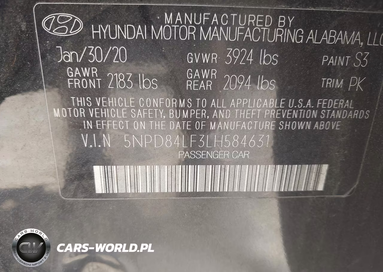2020 Hyundai Elantra Sel VIN:5NPD84LF3LH584631 - 9