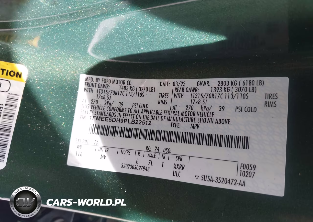 2023 Ford Bronco Everglades VIN:1FMEE5DH9PLB22512 - 9
