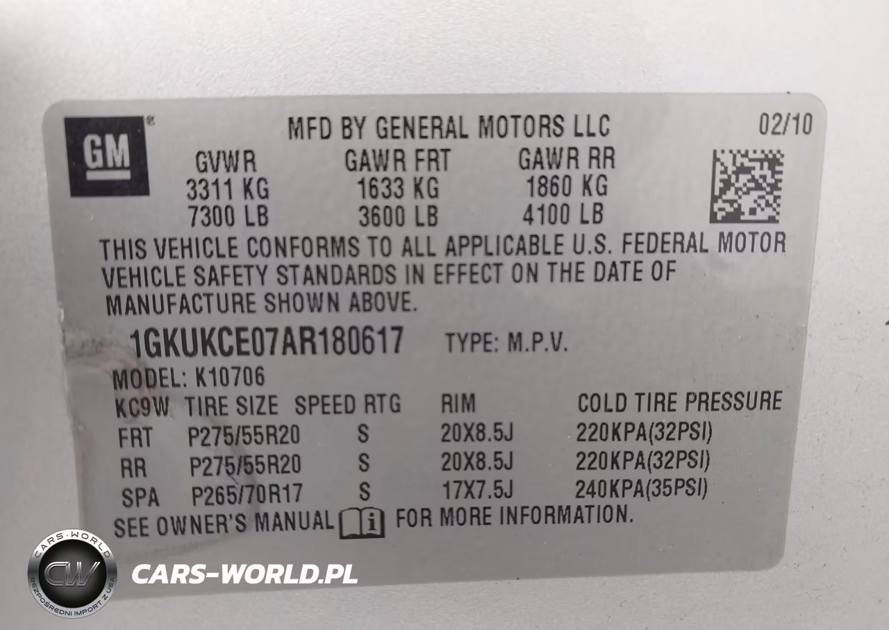 2010 GMC Yukon Slt VIN:1GKUKCE07AR180617 - 9