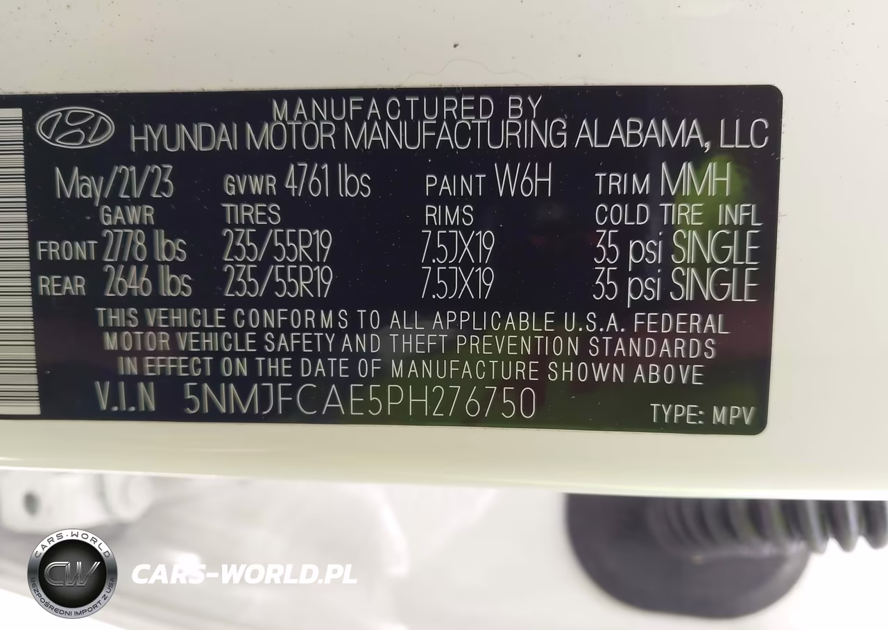 2023 Hyundai Tucson Sel VIN:5NMJFCAE5PH276750 - 9