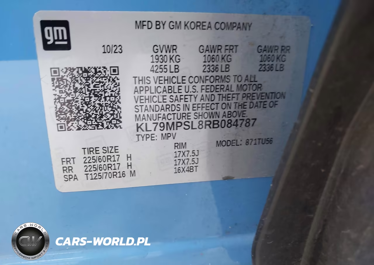 2024 Chevrolet Trailblazer Fwd Lt VIN:KL79MPSL8RB084787 - 9