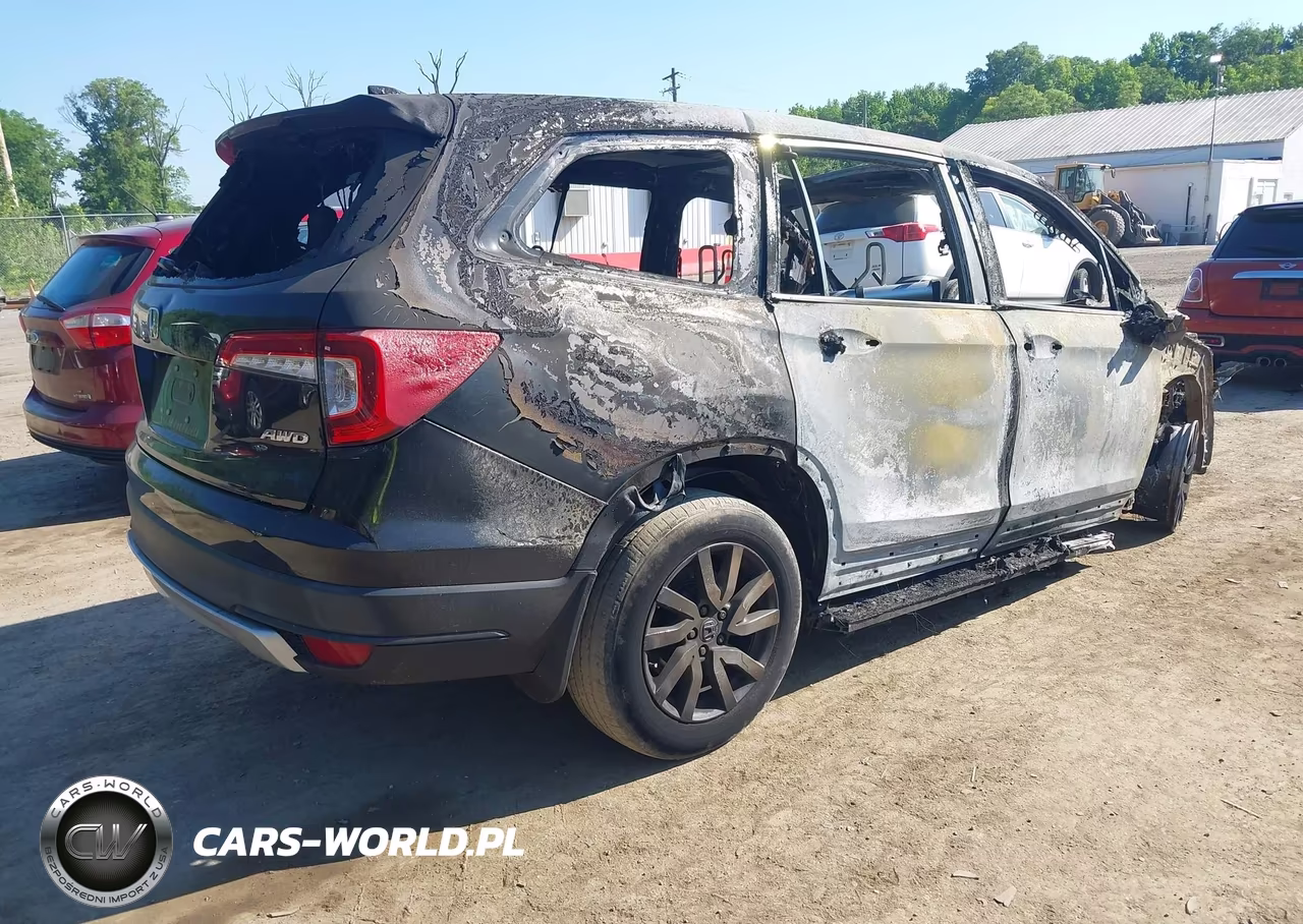 2019 Honda Pilot Ex-L VIN:5FNYF6H52KB006262 - 4