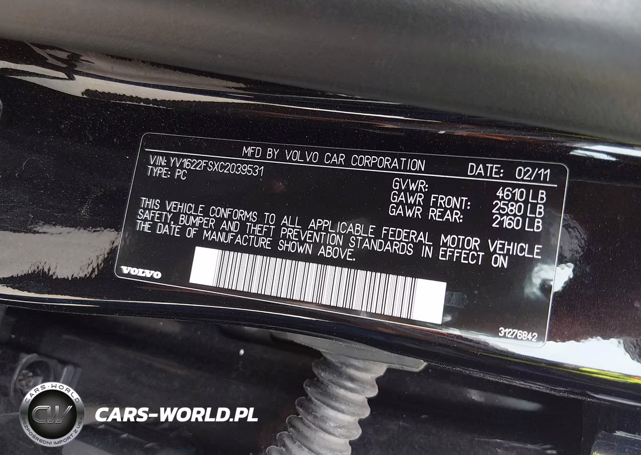 2012 Volvo S60 T5 VIN:YV1622FSXC2039531 - 9