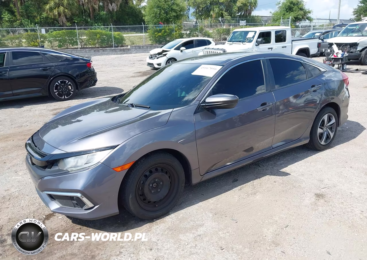 2019 Honda Civic Lx VIN:19XFC2F63KE037658 - 2