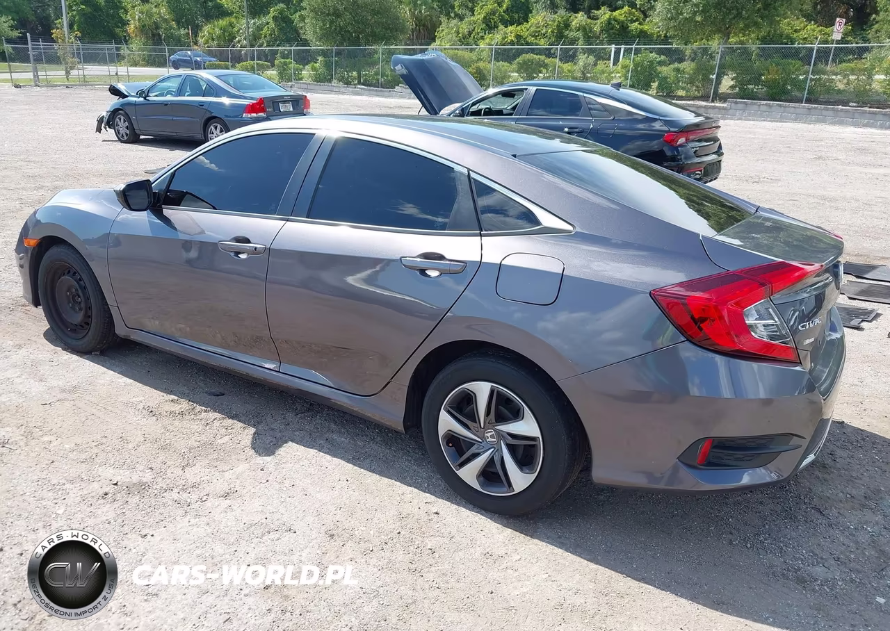 2019 Honda Civic Lx VIN:19XFC2F63KE037658 - 3