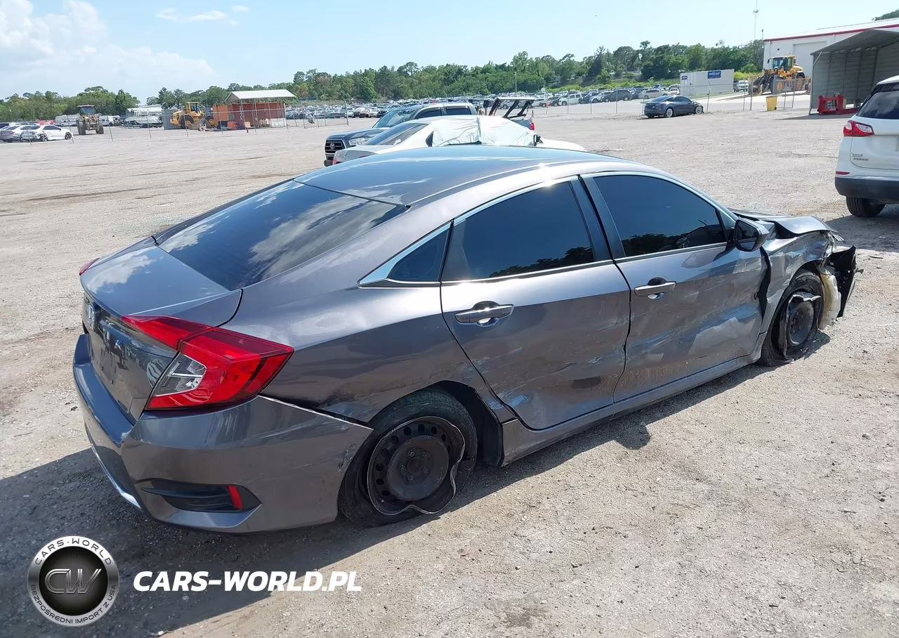 2019 Honda Civic Lx VIN:19XFC2F63KE037658 - 4