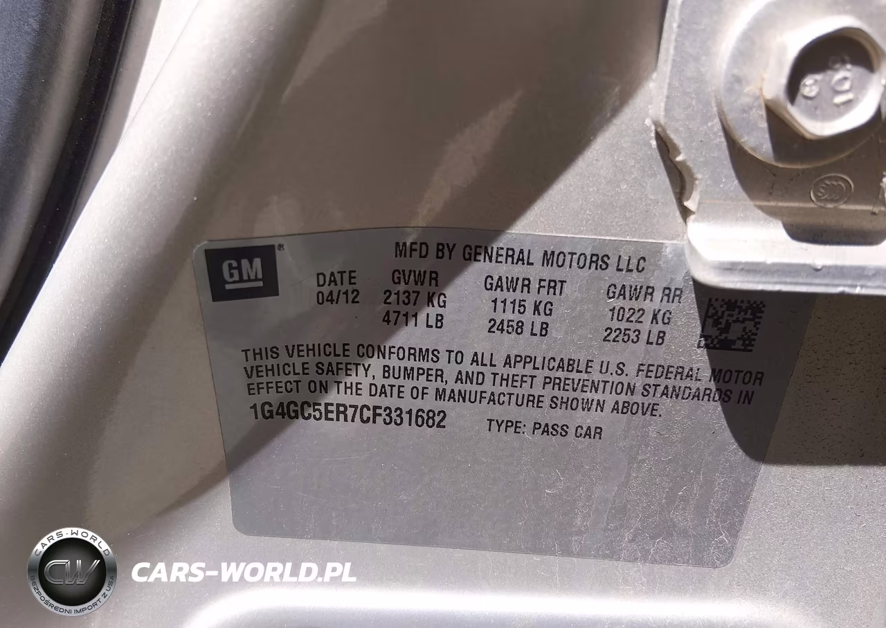 2012 Buick Lacrosse Leather Group VIN:1G4GC5ER7CF331682 - 9