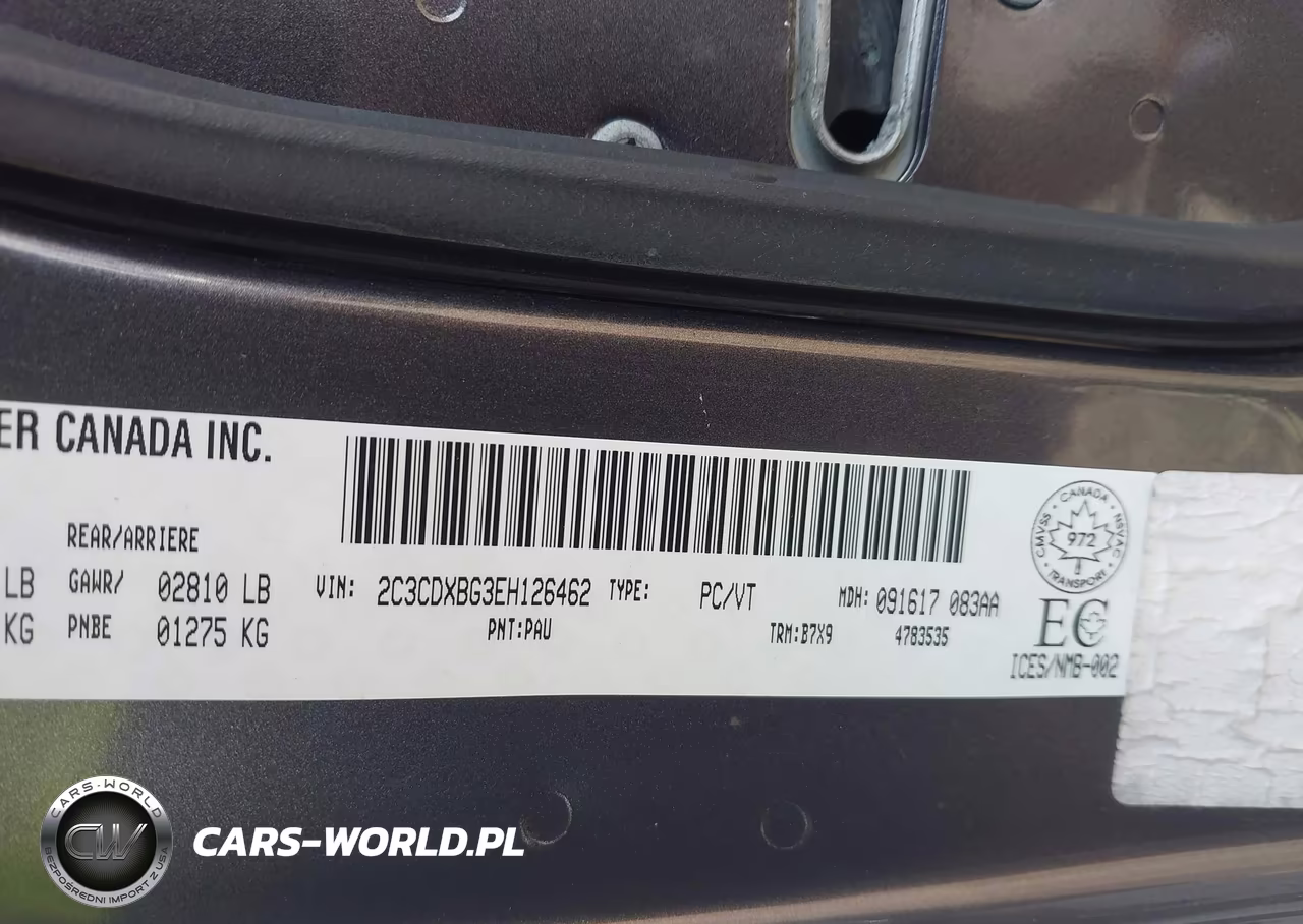 2014 Dodge Charger Se VIN:2C3CDXBG3EH126462 - 9
