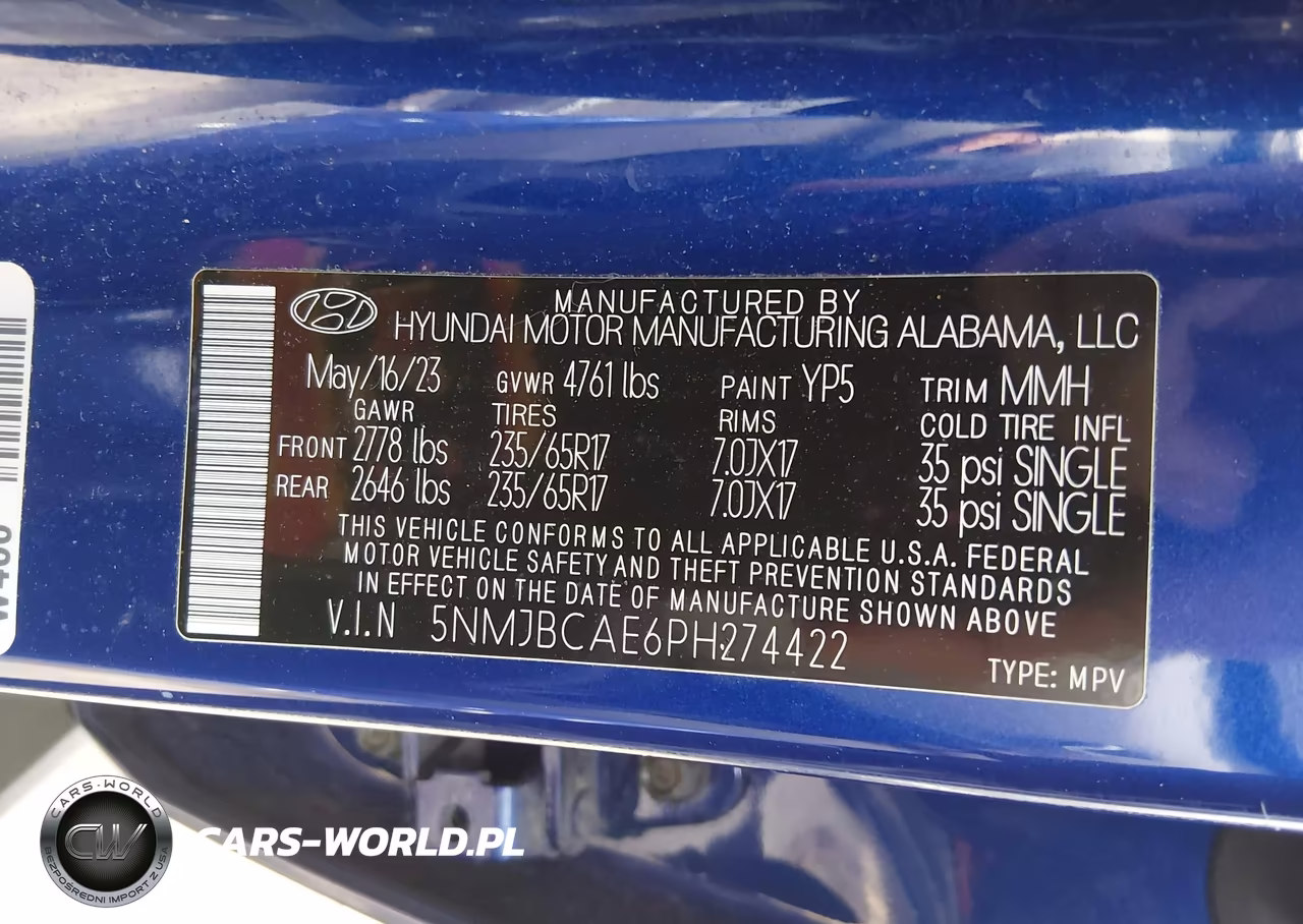 2023 Hyundai Tucson Sel VIN:5NMJBCAE6PH274422 - 9