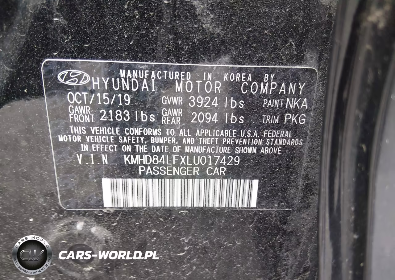 2020 Hyundai Elantra Value Edition VIN:KMHD84LFXLU017429 - 9