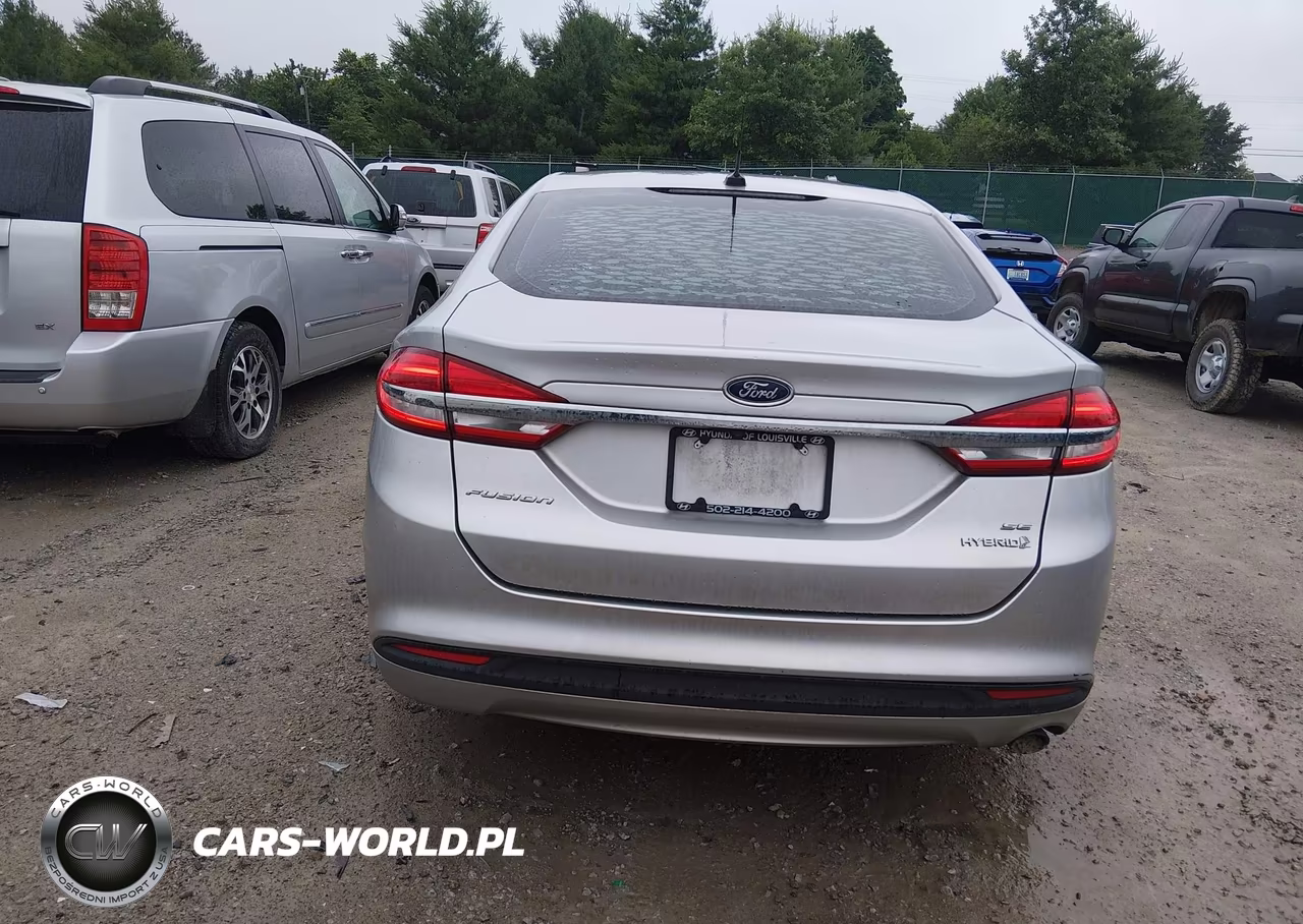 2017 Ford Fusion Hybrid Se VIN:3FA6P0LU3HR323478 - 16