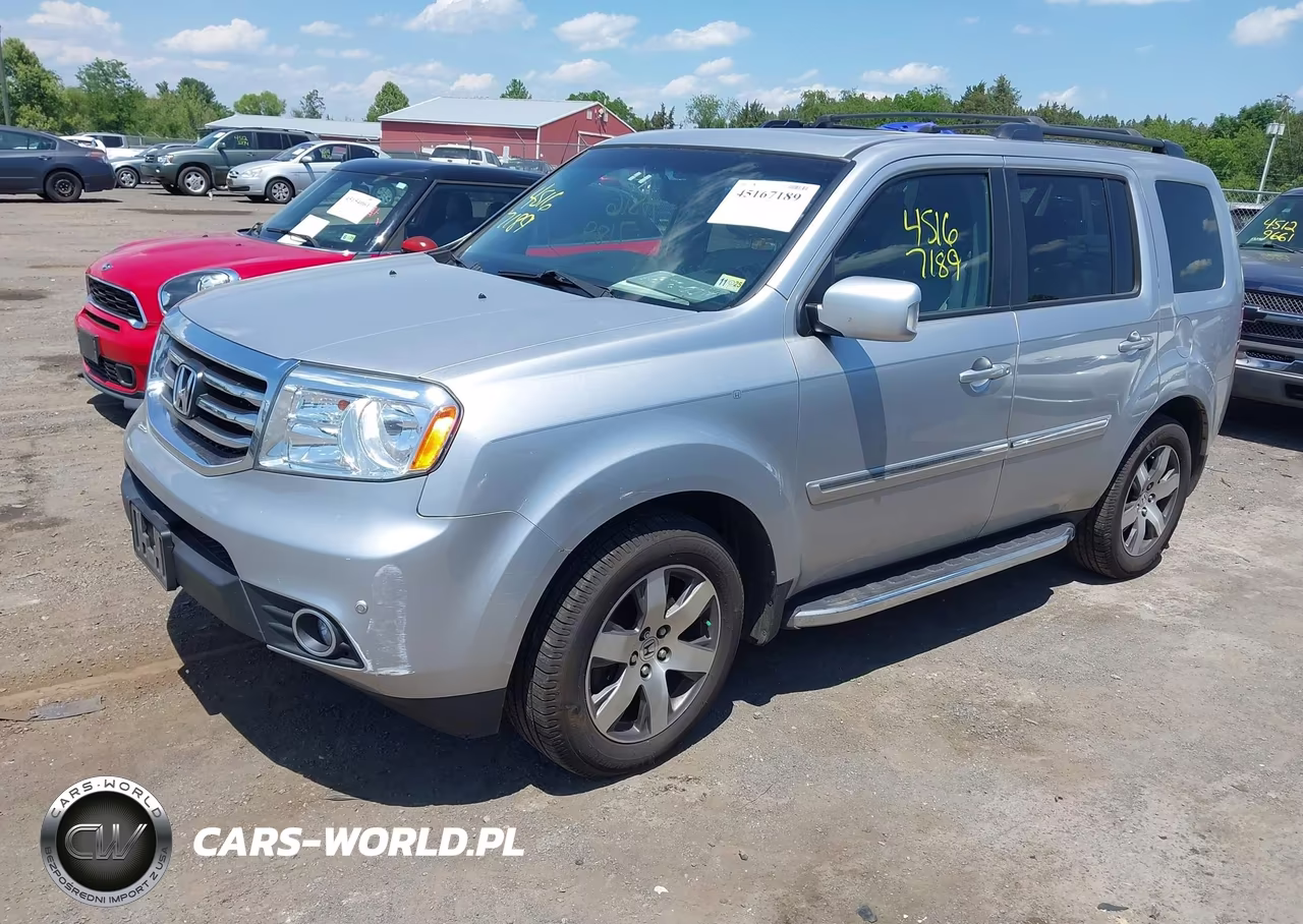 2014 Honda Pilot Touring VIN:5FNYF4H98EB036071 - 2