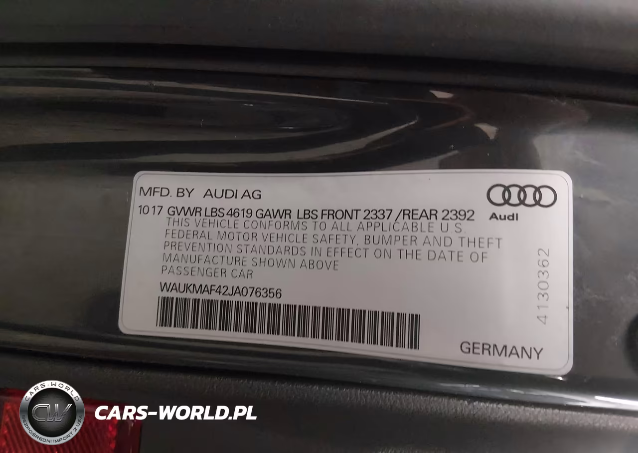2018 Audi A4 2.0T Tech Ultra Premium-2.0T Ultra Premium VIN:WAUKMAF42JA076356 - 9