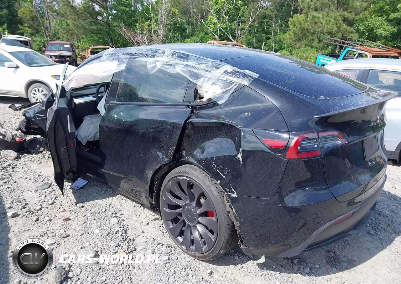 2021 Tesla Model Y Performance Dual Motor All-Wheel Drive VIN:5YJYGDEF4MF257687 - 3