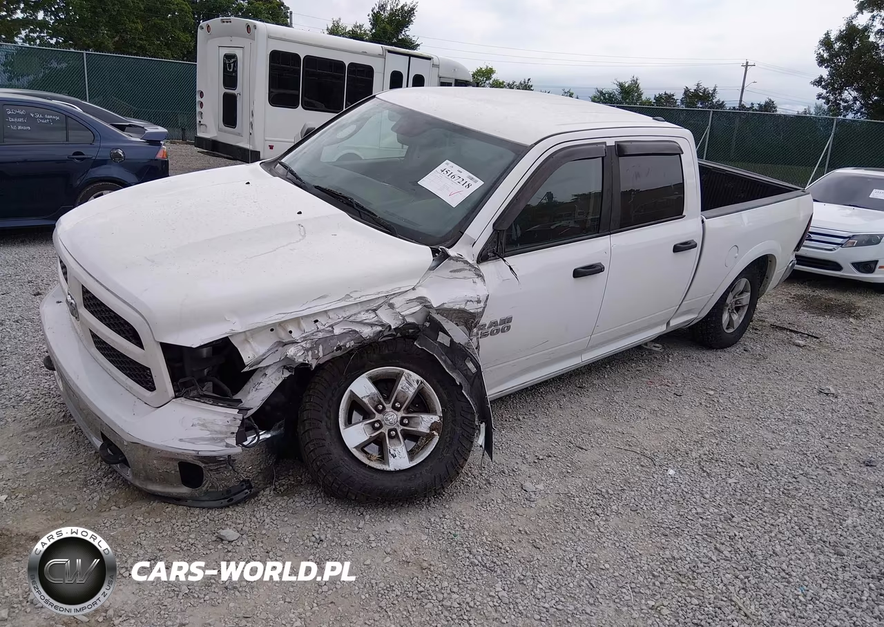 2017 Ram 1500 Slt VIN:1C6RR7TT0HS728579 - 2