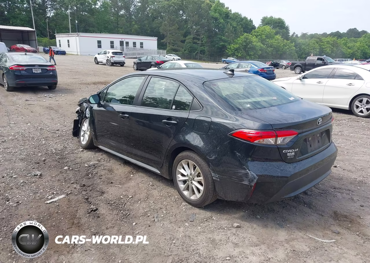 2021 Toyota Corolla Le VIN:JTDVPMAE4MJ120774 - 3
