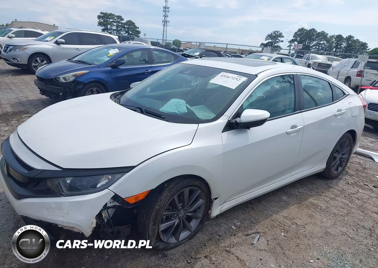 2021 Honda Civic Ex-L VIN:2HGFC1F72MH702402 - 2