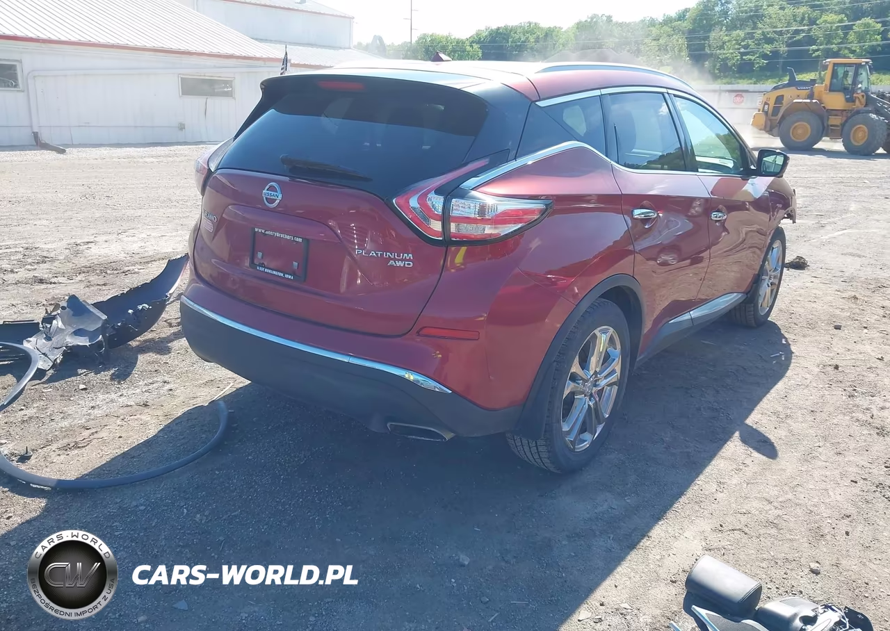 2015 Nissan Murano Platinum VIN:5N1AZ2MH7FN289259 - 4