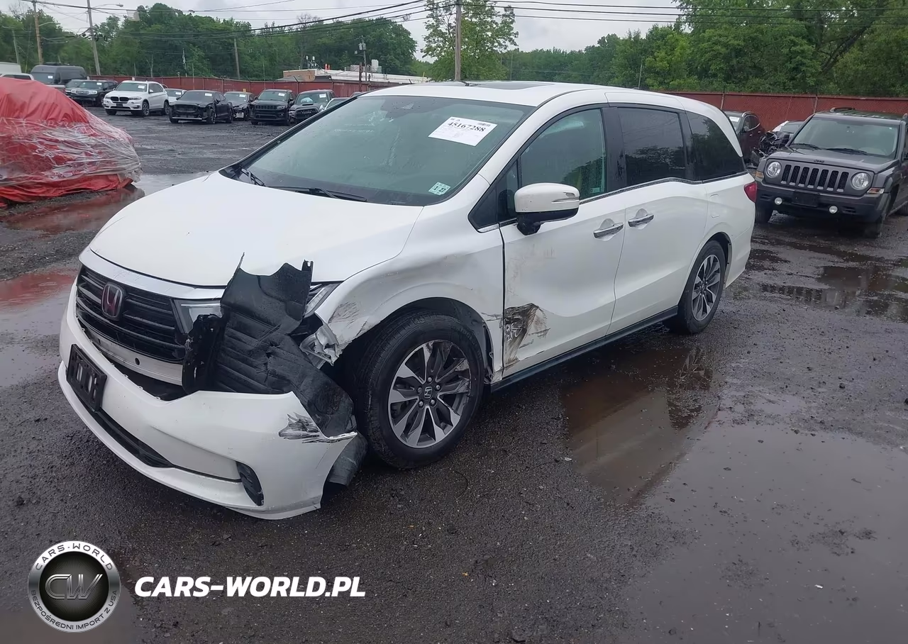 2022 Honda Odyssey Ex-L VIN:5FNRL6H73NB053271 - 2