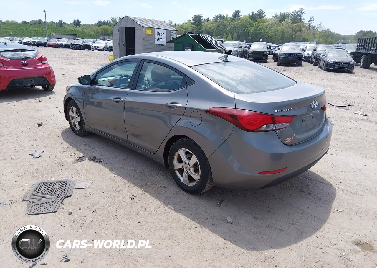 2014 Hyundai Elantra Se VIN:5NPDH4AE1EH503199 - 3