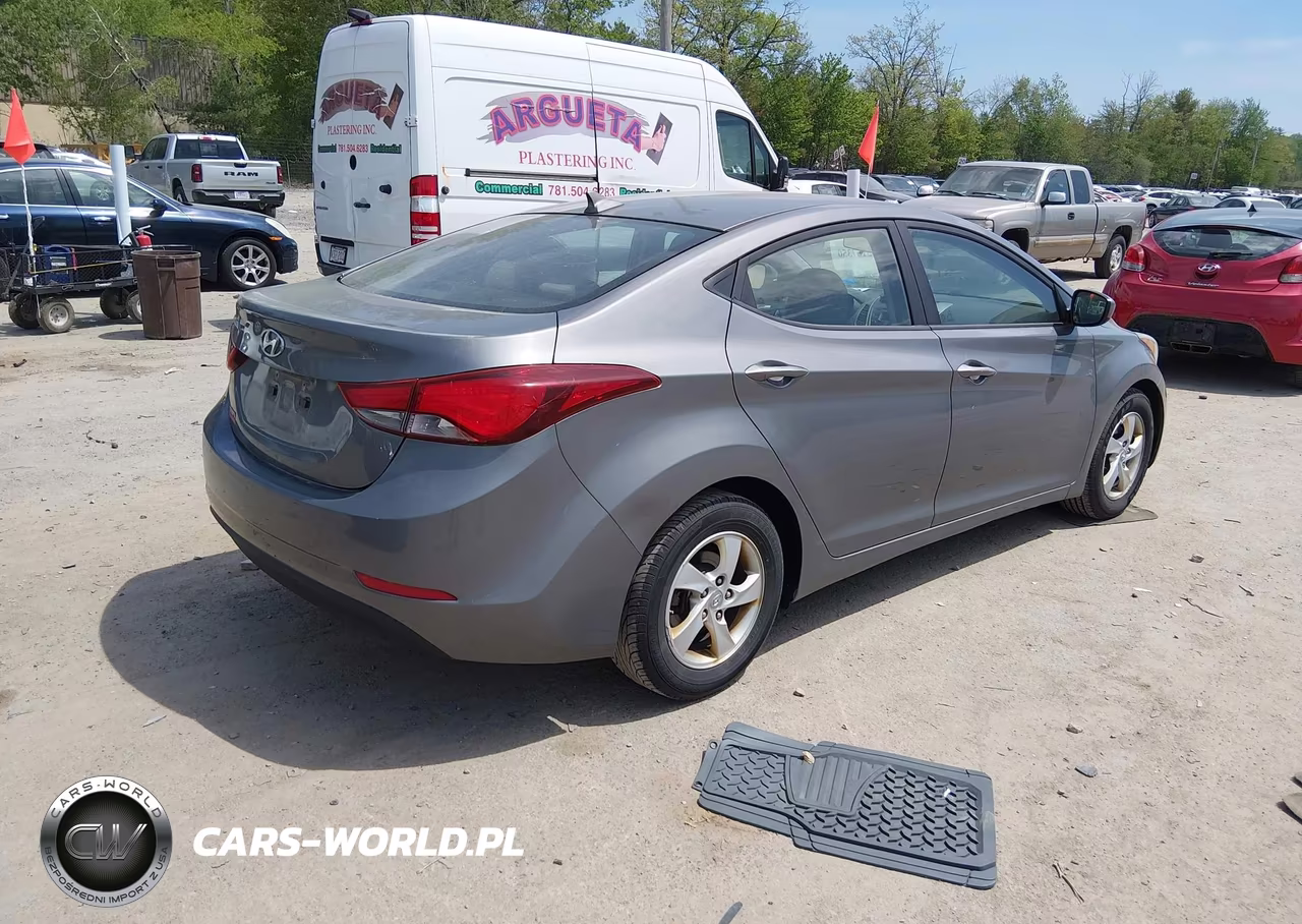 2014 Hyundai Elantra Se VIN:5NPDH4AE1EH503199 - 4