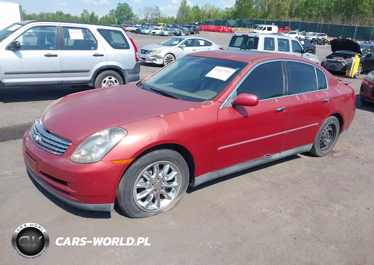 2003 Infiniti G35 Luxury Leather VIN:JNKCV51E33M332984 - 2