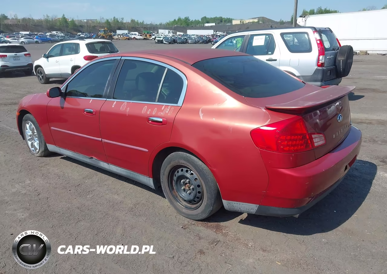 2003 Infiniti G35 Luxury Leather VIN:JNKCV51E33M332984 - 3