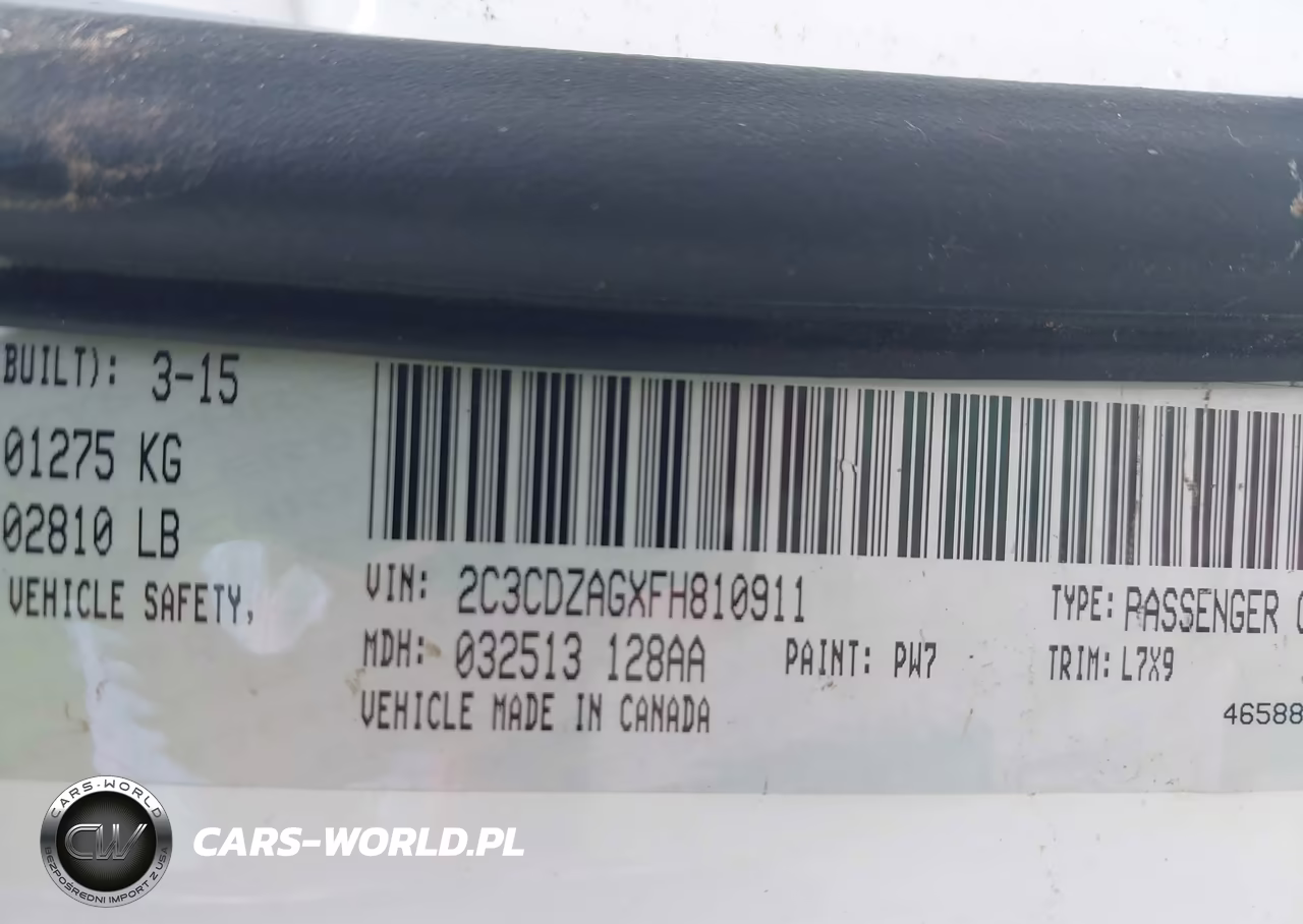 2015 Dodge Challenger Sxt VIN:2C3CDZAGXFH810911 - 9