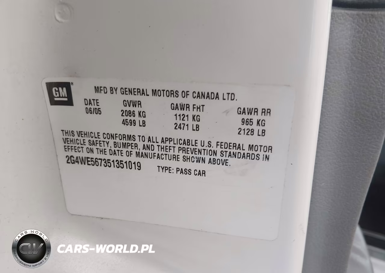 2005 Buick Lacrosse Cxs VIN:2G4WE567351351019 - 9