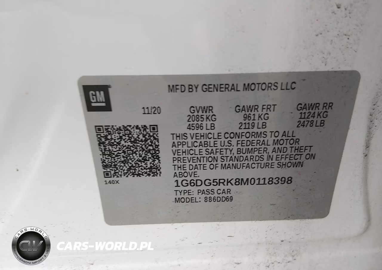 2021 Cadillac Ct4 Sport VIN:1G6DG5RK8M0118398 - 9