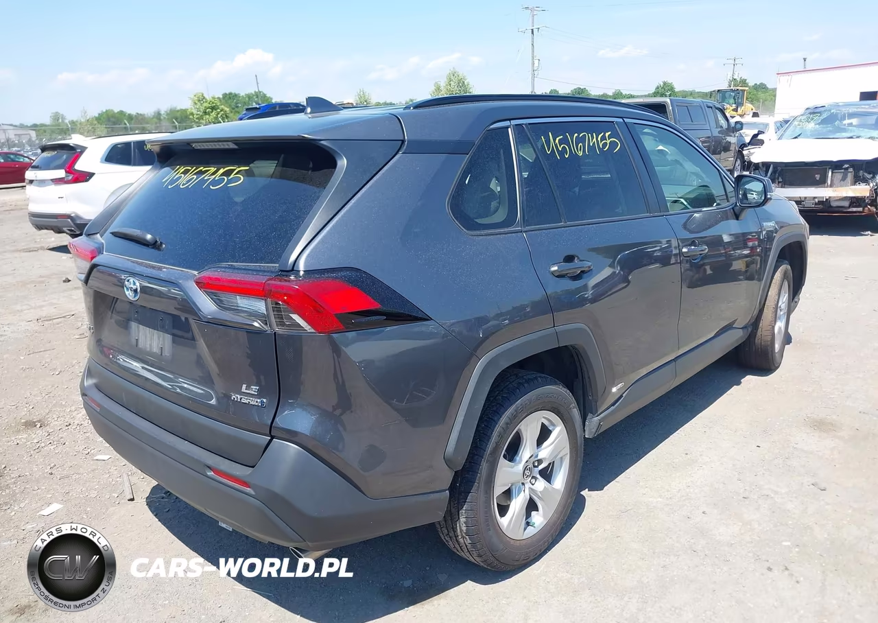 2021 Toyota Rav4 Hybrid Le VIN:JTMM6RFV7MD032157 - 4