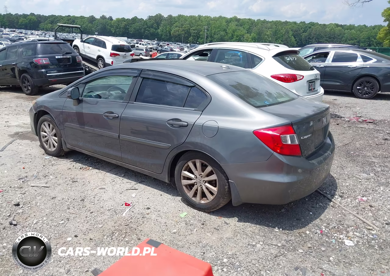 2012 Honda Civic Ex-L VIN:2HGFB2F92CH505450 - 3
