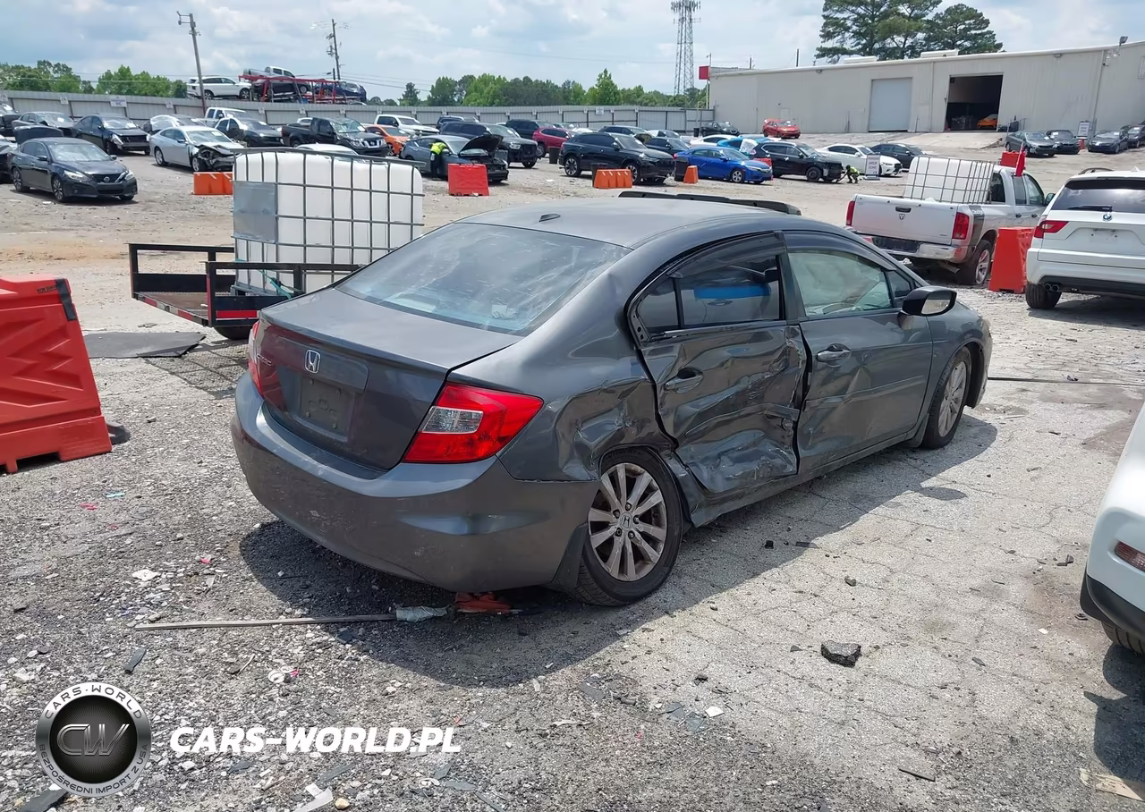 2012 Honda Civic Ex-L VIN:2HGFB2F92CH505450 - 4
