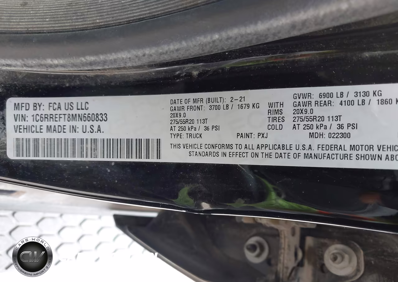 2021 Ram 1500 Lone Star 4X2 5'7 Box VIN:1C6RREFT8MN660833 - 9