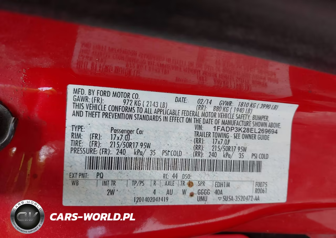 2014 Ford Focus Se VIN:1FADP3K28EL269694 - 9