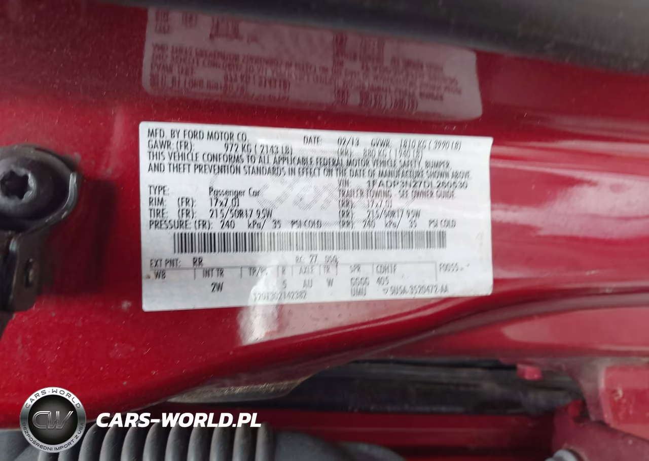 2013 Ford Focus Titanium VIN:1FADP3N27DL260530 - 9