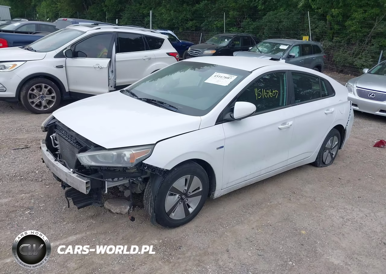 2018 Hyundai Ioniq Hybrid Blue VIN:KMHC65LC4JU099569 - 2