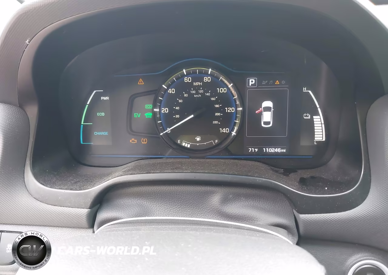2018 Hyundai Ioniq Hybrid Blue VIN:KMHC65LC4JU099569 - 7