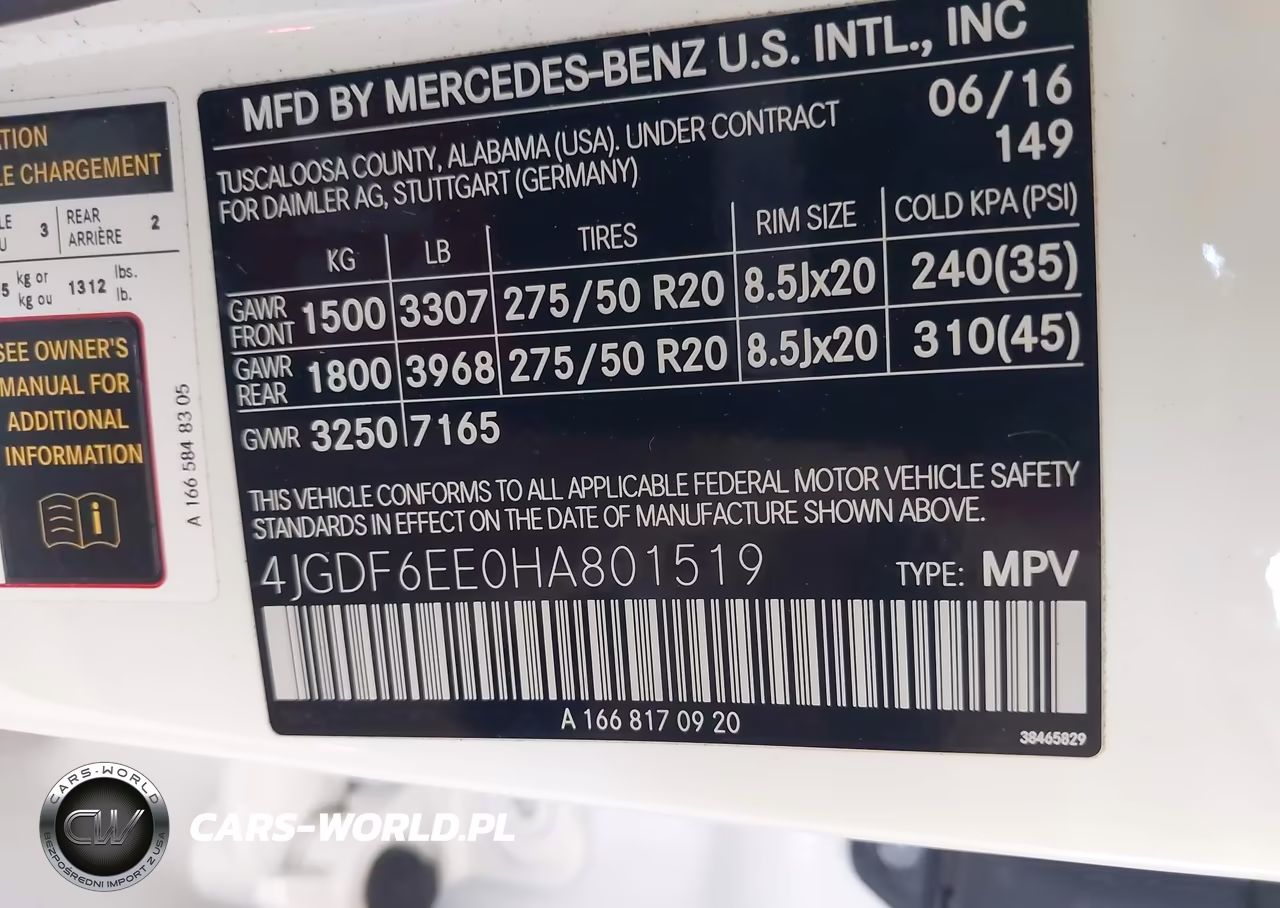 2017 Mercedes-Benz Gls 450 4Matic VIN:4JGDF6EE0HA801519 - 9