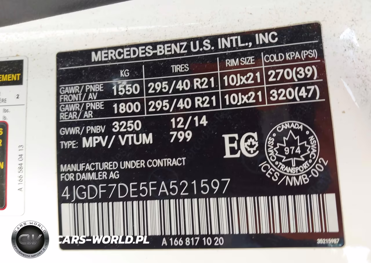 2015 Mercedes-Benz Gl 550 4Matic VIN:4JGDF7DE5FA521597 - 9
