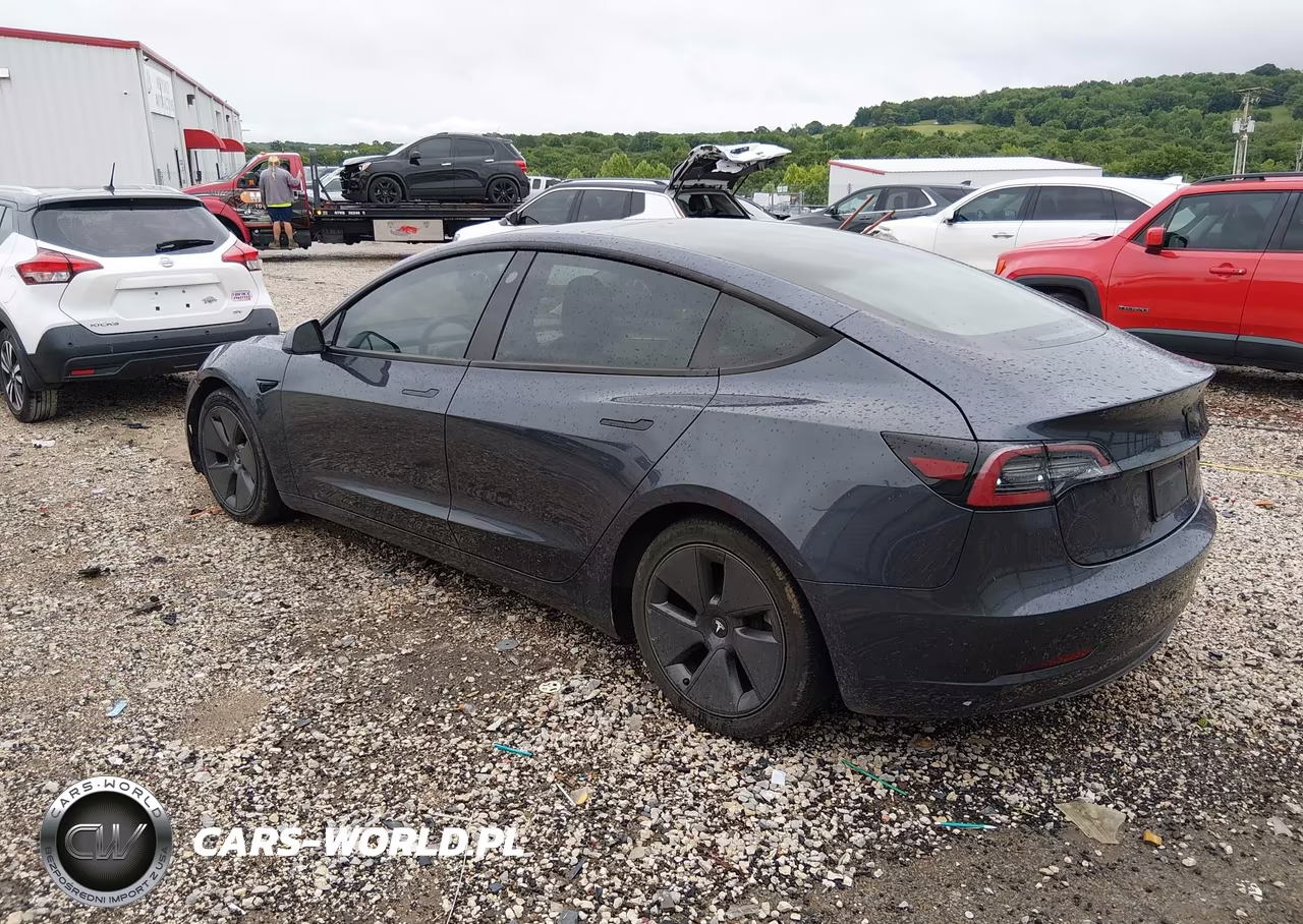 2021 Tesla Model 3 Standard Range Plus Rear-Wheel Drive VIN:5YJ3E1EA1MF059913 - 3